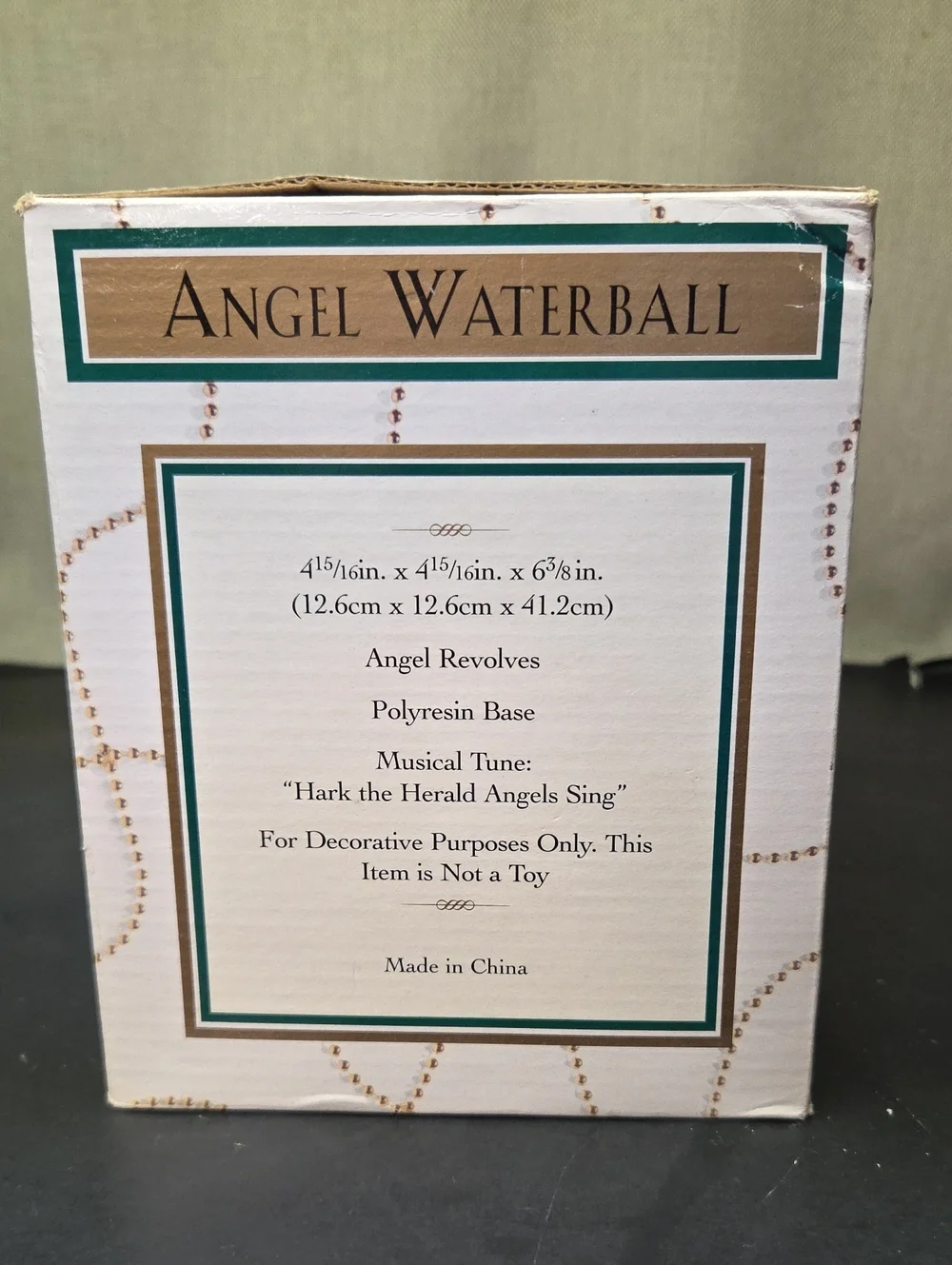 MUSICAL ANGEL WATERBALL  